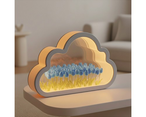 Набор для творчества-светильник "Облако" голубой, в пакете