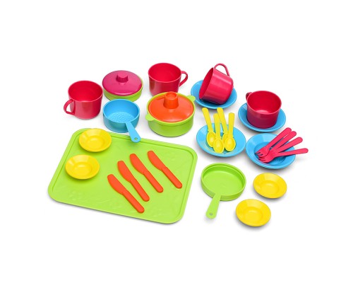 Набор посуды столовый "Сели поели" (31 дет.) в сетке