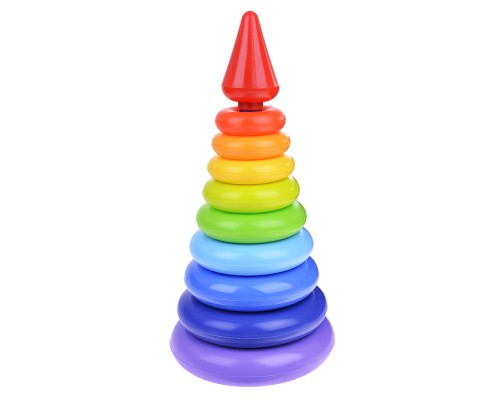 Пирамида "Радуга" (29 см.) в сетке