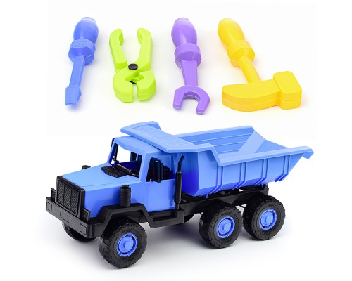 Самосвал "Полярный" с набором инструментов (в сетке, 47 см, 5 дет.)