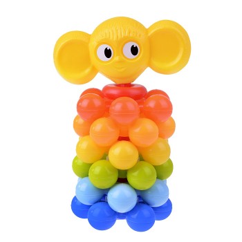 Пирамида-мини с шариками "Ушастик"