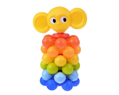 Пирамида-мини с шариками "Ушастик"