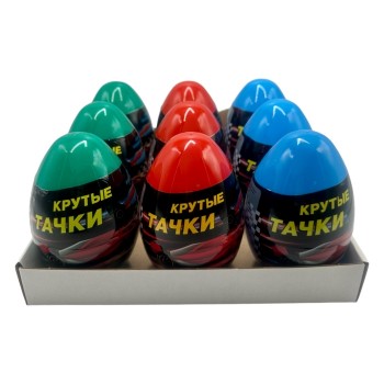 Игрушка сюрприз в яйце "Машинки"