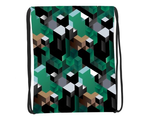 Мешок для обуви "Зеленая абстракция" 370х470мм, для удобства хранения есть петля для подвеса, полиэстер, 210 ден, обладает водоотталкивающими свойствами. Имеется одно основное отделение, затягивающееся с помощью текстильных шнурков, также выполн