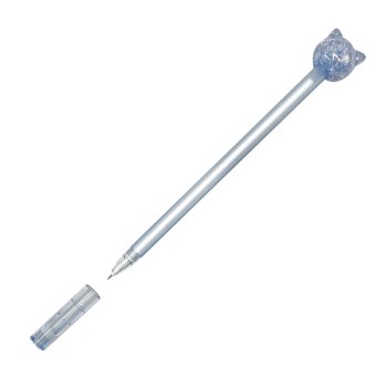 Ручка шариковая "Коллекция кошка", 0,7 мм, синий, стеклянная серия