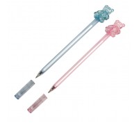 Ручка шариковая "Коллекция мишка", 0,7 мм, синий, стеклянная серия