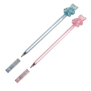 Ручка шариковая "Коллекция мишка", 0,7 мм, синий, стеклянная серия