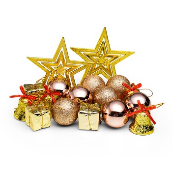 Набор новогодних украшений "Морозная причуда" (20шт*3см) в пакете