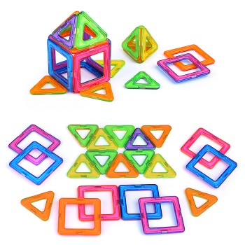 Конструктор магнитный, большой, (20 дет.) в пакете