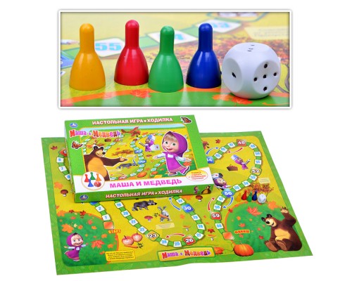 Настольная игра-ходилка "Маша и Медведь"
