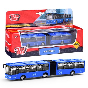 Машина металл Автобус 18 см, инерция, в коробке