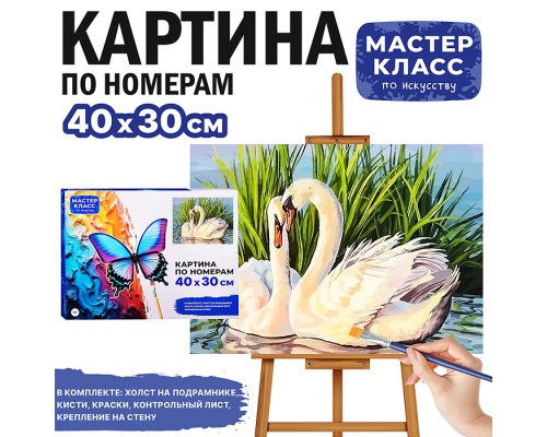 Набор для рисования "Картина по номерам 30х40см. Верность"