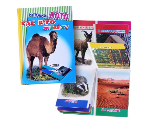 Книга Лото. Где кто живет? (Алфея)