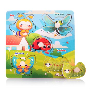 Пазл-вкладыш "Насекомые"