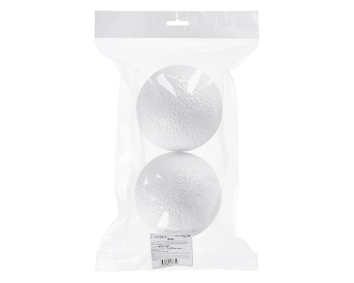 Заготовка пенополистирол d 12 см "Шар" 120 мм, 2 шт. "Love2art"