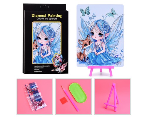 Мозаика алмазная "Лесная фея" 15*20см