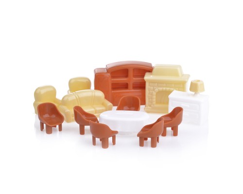 Набор мебели для кукол №4 (13 элементов в пакете)