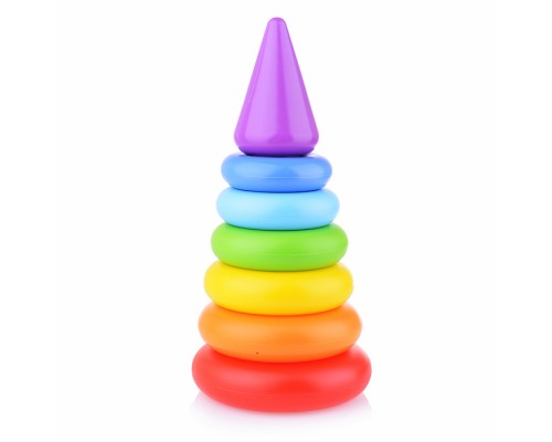 Пирамидка "Колечко-конус" (8 элементов), h=280 мм