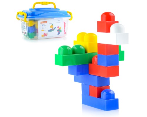 Конструктор "Юниор" (40 элементов) (в контейнере)