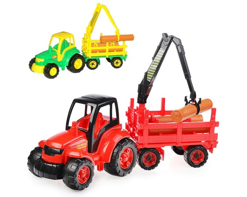 Чемпион трактор+прицеп-лесовоз