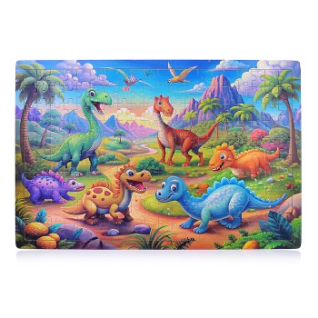 Пазл "Мир динозавров"