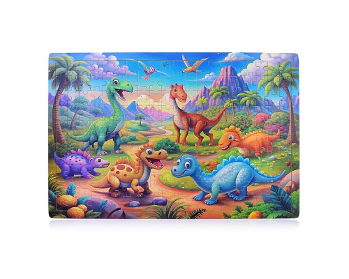 Пазл "Мир динозавров"