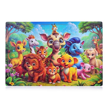 Пазл "Веселые животные"