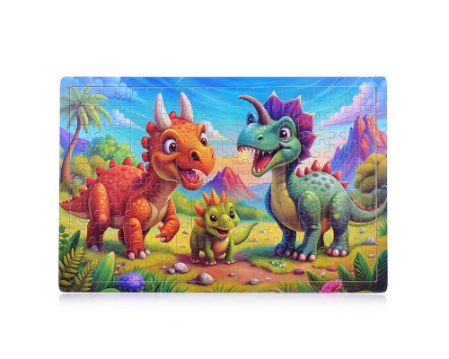 Пазл "Мир динозавров"