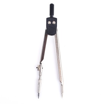 Циркуль металлический, в чехле