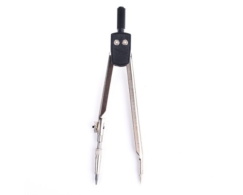 Циркуль металлический, в чехле