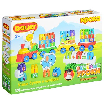 Конструктор 894 Весёлые уроки "Учим цифры и буквы"