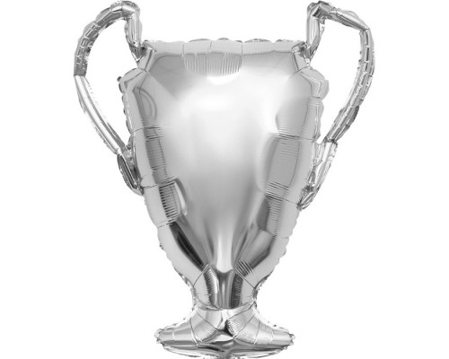 Шар (33''/84 см) Фигура, Кубок Чемпиона, Серебро, 1 шт. в уп.