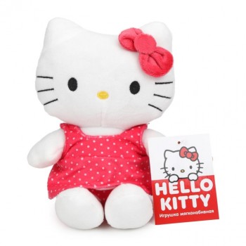 Мягкая игрушка "Хелло Китти" 17см без чипа, в пакете