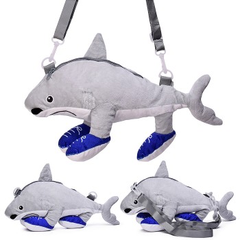 Мягкая игрушка "Акула" в кедах, 30 см.