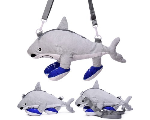 Мягкая игрушка "Акула" в кедах, 30 см.