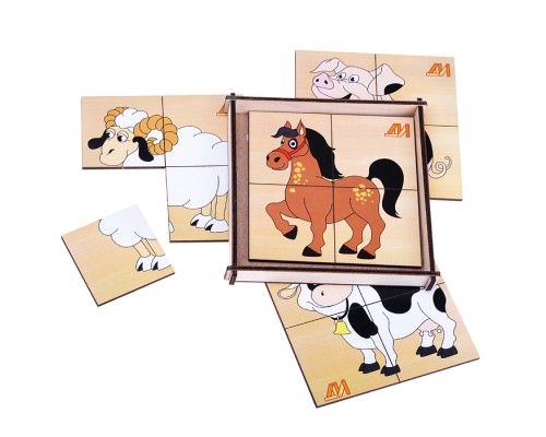 Сложи картинку Мини "Домашние животные"