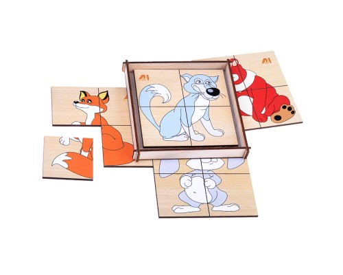Сложи картинку Мини "Лесные животные"