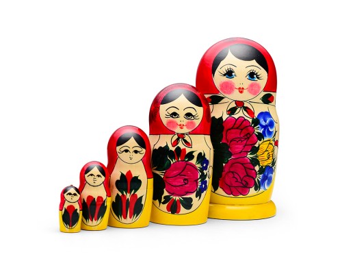 Матрешка 5 в 1 "Семеновская" (большая)