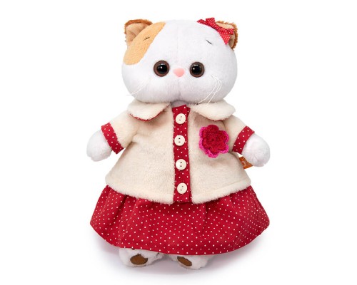 Кошка Ли-Ли в мягкой курточке и юбке