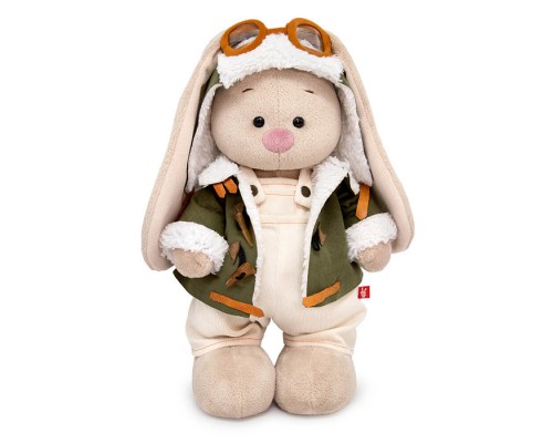 Зайка Ми в куртке-пилот (большой)