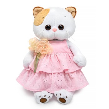 Кошка Ли-Ли в сарафане с цветами