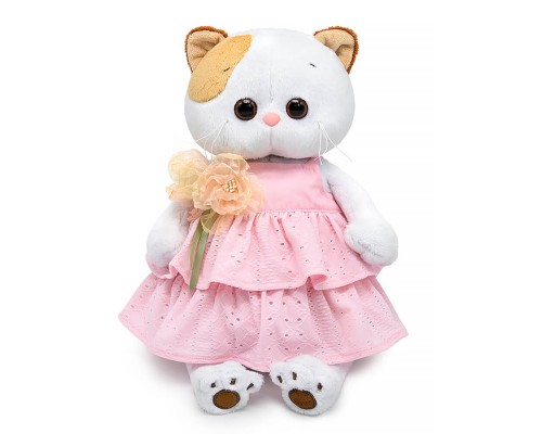 Кошка Ли-Ли в сарафане с цветами