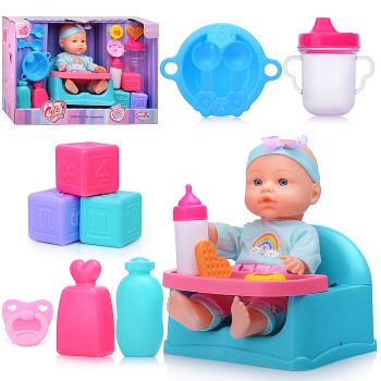 Пупс с аксессуарами "Люсенька" в коробке