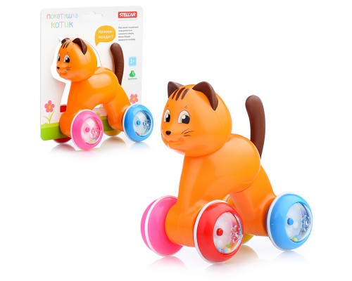 Игрушка-покатушка "Котик"