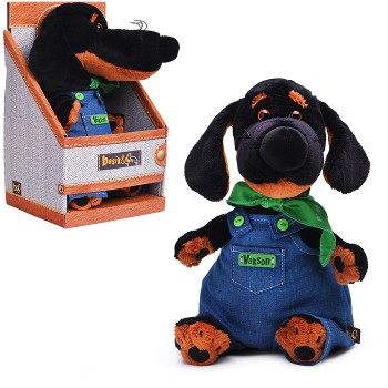 Собака Ваксон в комбинезоне "Деним"