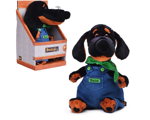 Собака Ваксон в комбинезоне "Деним"