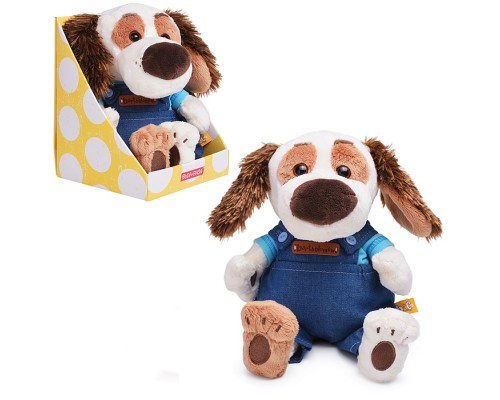 Собака Бартоломей baby в комбинезоне "Деним"