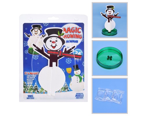 Набор опытов "Волшебный снеговичок" в коробке