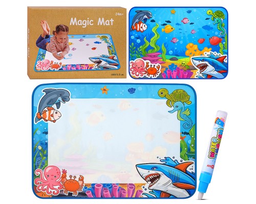 Коврик для рисования "Подводный мир" в коробке