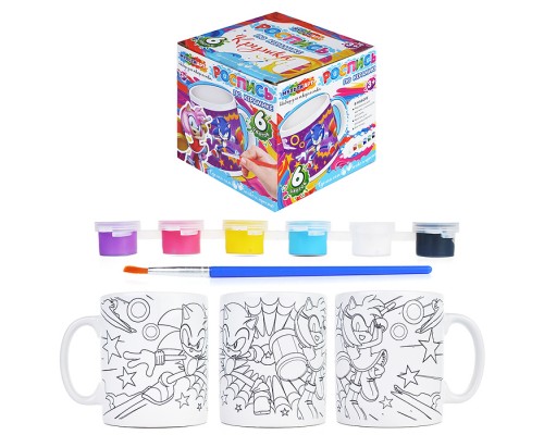 Посуда для росписи "Синий еж"